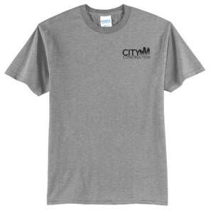 City Construction Unisex Short Sleeve Tee-Athletic Heather