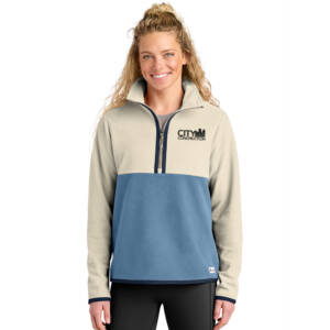 City Construction Cotopaxi Women’s Amado 1/2-Zip Fleece-Cream Fjord