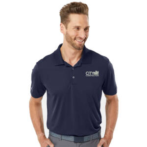 City Construction Adidas performance polo Men-Navy