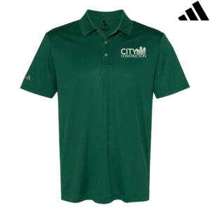 City Construction Adidas performance polo Men-Collegiate Green