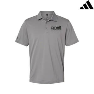 City Construction Adidas performance polo Men-Grey Three