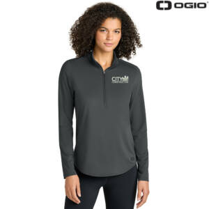 City Construction OGIO Women’s Regain 1/2-Zip-Tarmac Grey