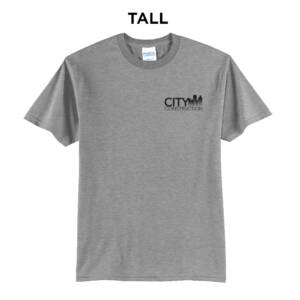 City Construction Tall Short Sleeve Tee-Athletic Heather