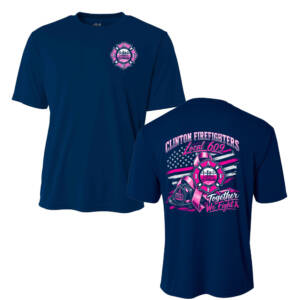 Clinton Fire Adult Cooling Performance Tshirt – Navy
