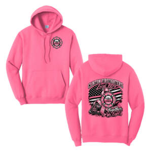 Clinton Fire Unisex Classic Core weight Cozy Pullover Hooded Sweatshirt – NeonPink