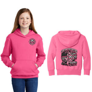 Clinton Fire  Youth Hooded Sweatshirt – NeonPink