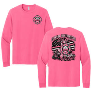 Clinton Fire Unisex 5 Oz. Hidensi T Long Sleeve T Shirt – NeonPink