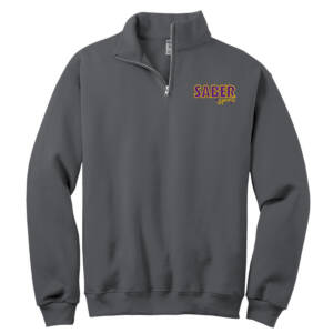 CD Dance Cheer JERZEES Unisex Nublend Cadet Collar Sweatshirt-Charcoal