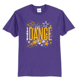 CD Dance Cheer Unisex Short Sleeve T Shirt -Purple