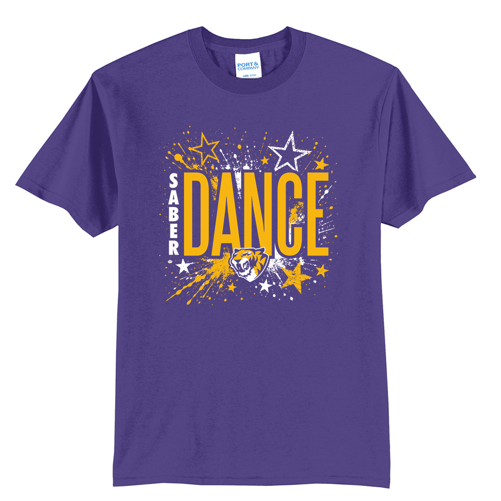 CD Dance Cheer Unisex Short Sleeve T Shirt -Purple