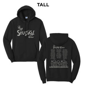 CD Drama  TALL Classic Pullover Hooded Sweatshirt – JetBlack