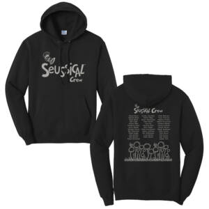 CD Drama Unisex Classic Core weight Cozy Pullover Hooded Sweatshirt – JetBlack