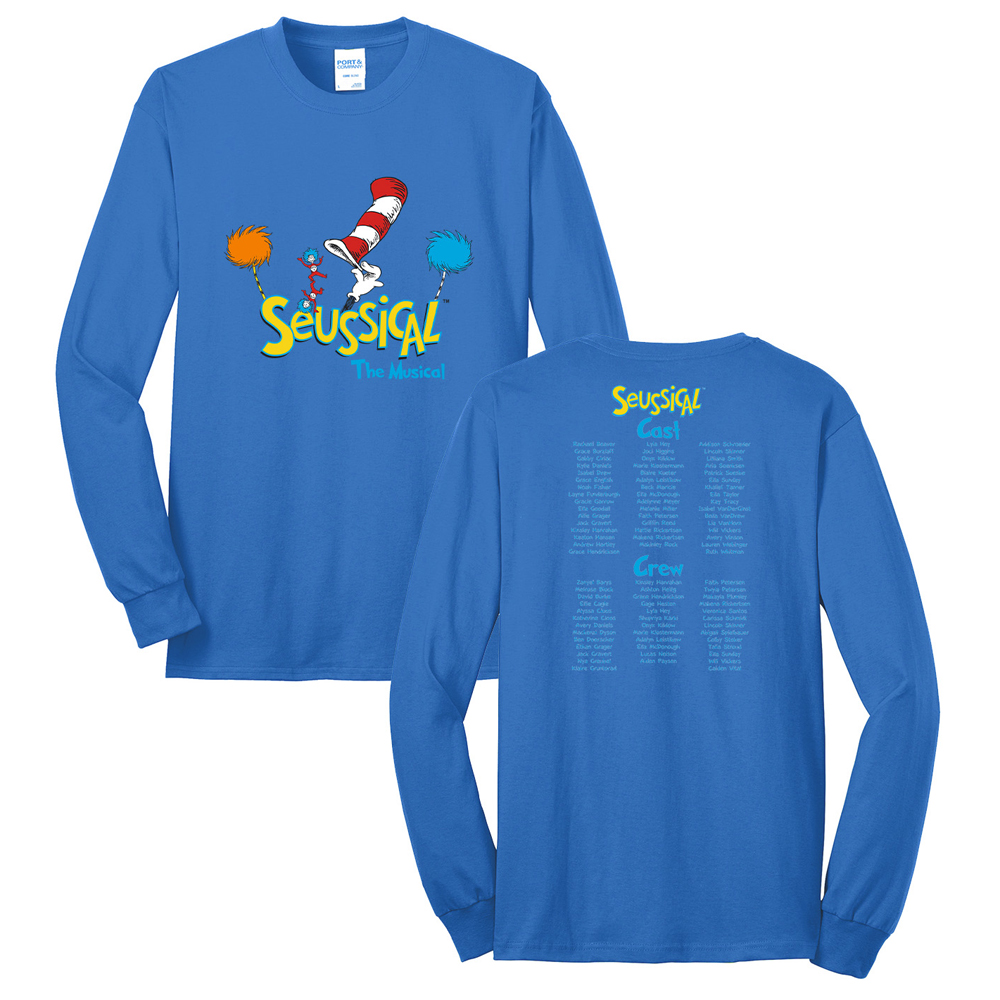 CD Drama Unisex Long Sleeve Core Blend T Shirt - royal