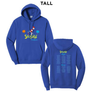 CD Drama TALL Classic Pullover Hooded Sweatshirt – royal