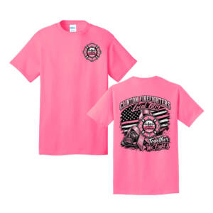 Clinton Fire Breast Cancer Awareness Unisex Short Sleeve Tee – NeonPink