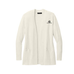 Citizens First Bank Port Authority Women’s Easy Care Open Front Cardigan Sweater – OatmealHeather