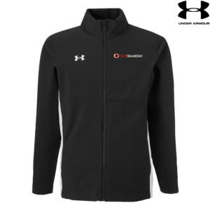 Clinton Game Day Under Armour UA Rival Stretch Woven Men’s Full Zip – Black