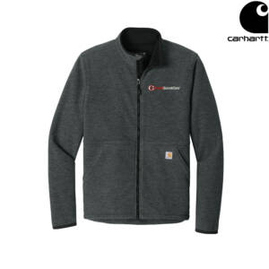 Clinton Game Day Carhartt Men Textured Full Zip Fleece Jacket – CarbonHeather
