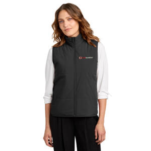 Clinton Game Day Mercer Mettle Women’s Brookline Quilted Vest – DeepBlack