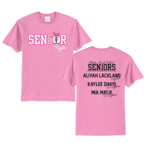 Clinton Senior Cheer Unisex Short Sleeve T Shirt – CandyPink
