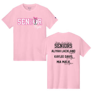Clinton Senior Cheer Champion Unisex Heritage
6 Oz Cotton Tee – PinkCandy