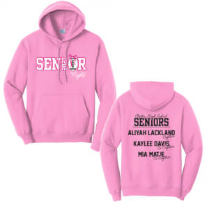 Clinton Senior Cheer Unisex Classic Core weight
Cozy Pullover Hooded Sweatshirt – Candypink