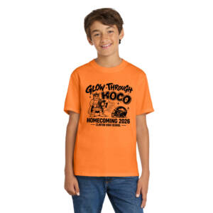 Clinton Homecoming  YOUTH Short Sleeve Tee – NeonORANGE