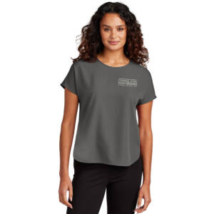 Central IA Wind Ensemble Mercer Mettle Women’s Stretch Crepe Crew – AnchorGrey