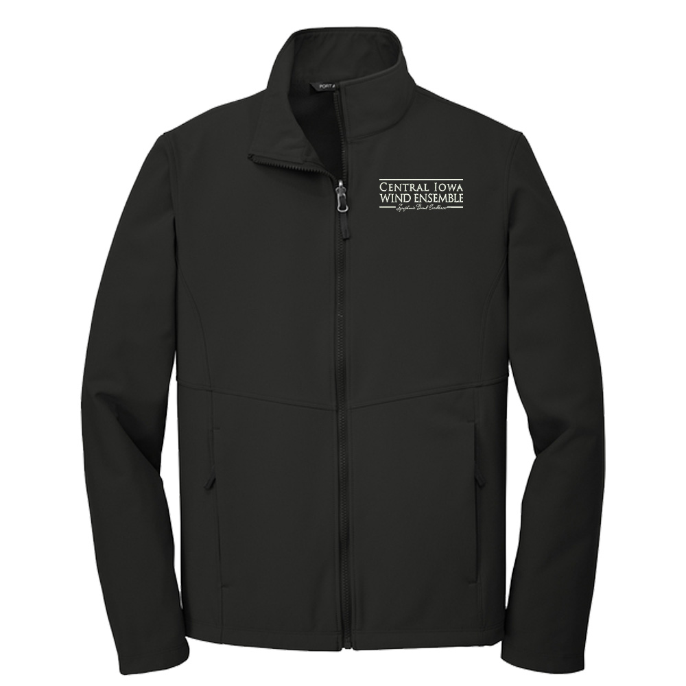 Central IA Wind Ensemble Port Authority Men Collective Soft Shell Jacket - DeepBlack