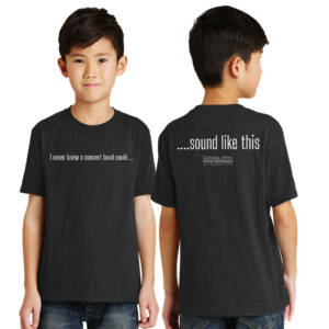 Central IA Wind Ensemble Youth Short Sleeve Tee-Black