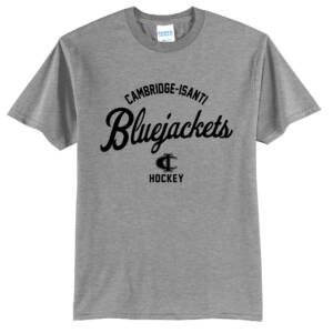 Bluejackets Hockey Unisex Short Sleeve T Shirt – Athletic Heather