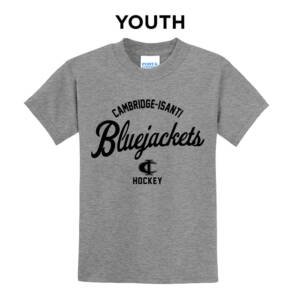 Bluejackets Hockey Youth Short Sleeve T Shirt – Athletic Heather