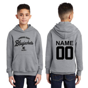 Bluejackets Hockey Youth Hooded Sweatshirt – athletic heather