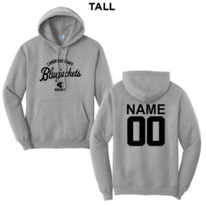 Bluejackets Hockey TALL Classic Pullover Hooded Sweatshirt – Athletic Heather
