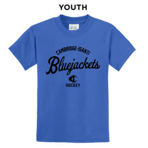 Bluejackets HockeyYouth Short Sleeve T Shirt – Royal