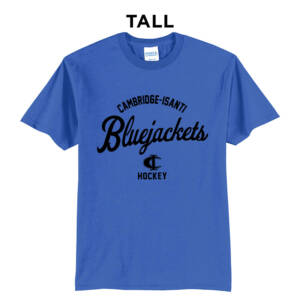 Bluejackets Hockey Tall Core Blend short Sleeve T Shirt – Royal