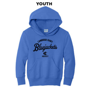 Bluejackets Hockey  Youth Hooded Sweatshirt – Royal