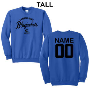 Bluejackets Hockey  TALL Ultimate Crewneck Sweatshirts – Royal