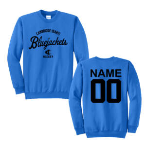 Bluejackets Hockey Unisex Core Fleece Crewneck Sweatshirt – Royal