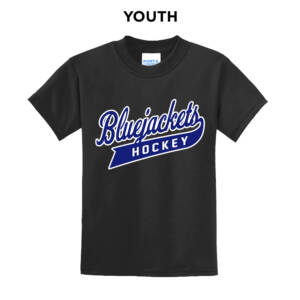 Bluejackets Hockey Youth Short Sleeve Tee-Black