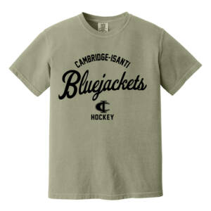 Bluejackets Hockey Comfort Colors Pigment Dyed Short Sleeve Shirt Unisex-Sandstone