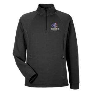 Bluejackets Hockey North End Men’s Rhythm Waffle Quarter-Zip Pullover-Black