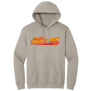 Riverview Bacon Brew Unisex Fleece  Hooded Sweatshirt – Sand