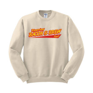 Riverview Bacon Brew Unisex Fleece Crewneck Sweatshirt  – Sweet Cream Heather