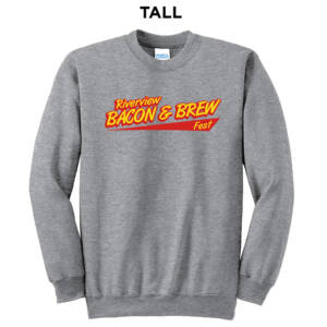 Riverview Bacon Brew TALL Ultimate Crewneck Sweatshirts – AthleticHeather