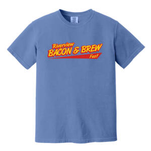 Riverview Bacon Brew Comfort Colors Unisex Pigment Dyed Short Sleeve Shirt – Periwinkle