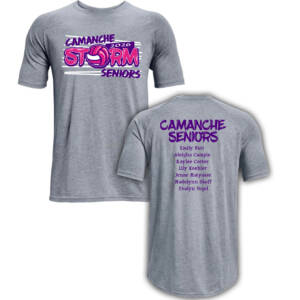 Camanche Seniors VB Under Armour Men Athletics soft cotton blend T-shirt-steel Grey (Medium is sold out)