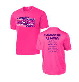 Camanche Seniors VB Sport-Tek – Competitor Men Performance Tee-Neon Pink (while supplies last)