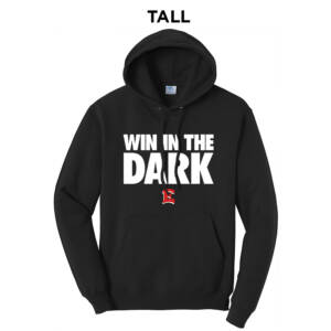 DM East FB Win  TALL Classic Pullover Hooded Sweatshirt – JetBlack