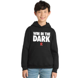 DM East FB Win  Youth Hooded Sweatshirt – JetBlack